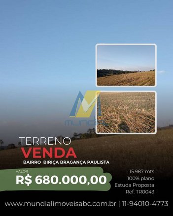 commercial_land_lot em Estrada Municipal Antônio Olho Aro, Biriça - Bragança Paulista - SP