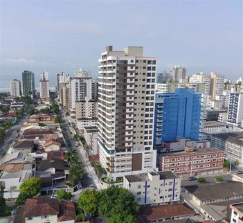 apartment em Avenida Marechal Mascarenhas de Moraes, Canto do Forte - Praia Grande - SP
