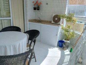 apartment em Rua Tapuias, Tupi - Praia Grande - SP
