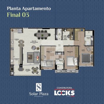 apartment em Rua Joaquim Nabuco, Coloninha - Florianópolis - SC