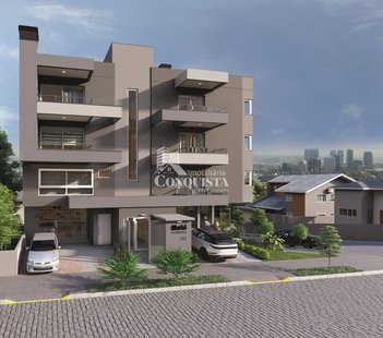 apartment em Rua Teixeira Mendes, Cinqüentenário - Caxias do Sul - RS