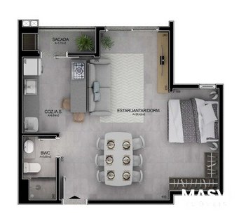 apartment em Rodovia Francisco Magno Vieira, Rio Tavares - Florianópolis - SC