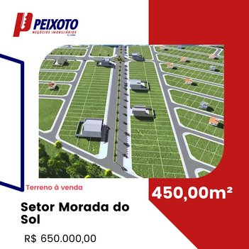 land_lot em Rua Juca Baylão, Setor Morada do Sol - Rio Verde - GO