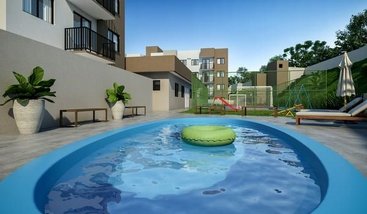 apartment em Rua Maurício Rosemann, Jardim Santo Antônio - Almirante Tamandaré - PR