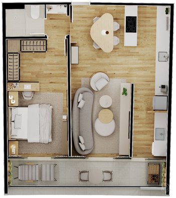 apartment em Virgílio Várzea, Monte Verde - Florianópolis - SC