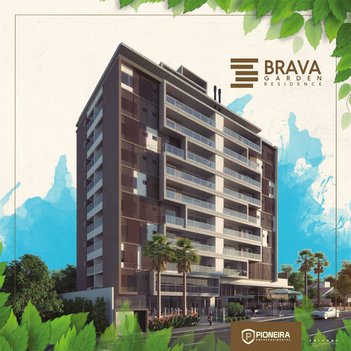 apartment em Conselheiro Júlio Kumm, Praia Brava de Itajaí - Itajaí - SC