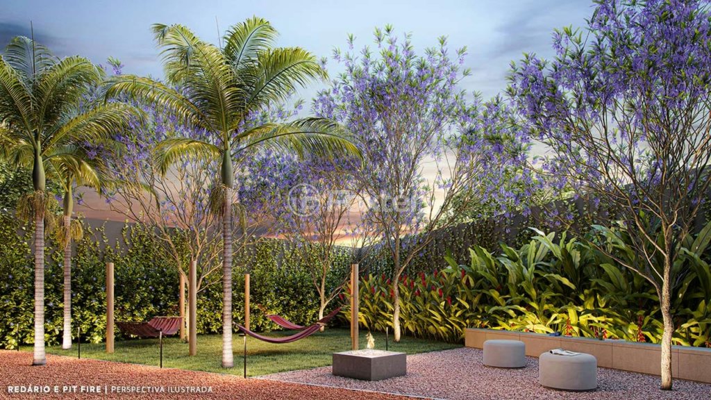 jardim-com-balanco-e-bancos-de-madeira