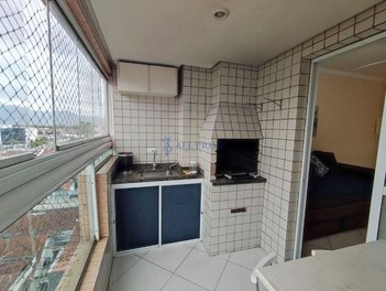 apartment em Rua Henrique Dias, Aviação - Praia Grande - SP