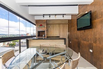 apartment em Rua Costa Rica, Bacacheri - Curitiba - PR