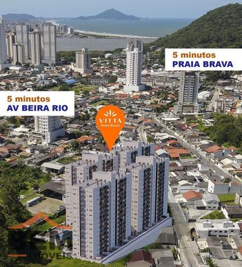 apartment em Rua João Cunha, Fazenda - Itajaí - SC