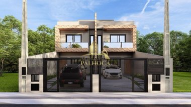 house em Rua dos Cajueiros, Madri - Palhoça - SC