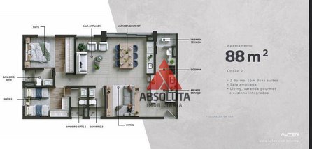 apartment em Rua Dona Margarida, Centro - Santa Bárbara D'Oeste - SP