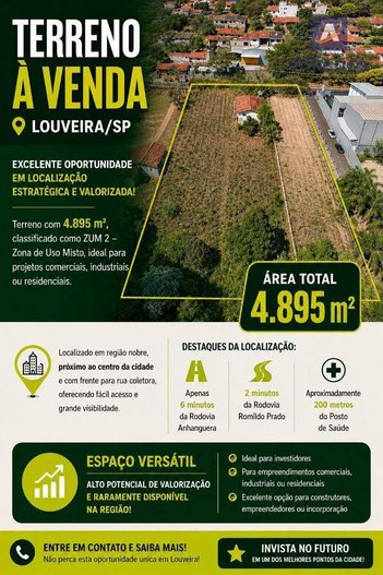 commercial_land_lot em Rua Luís Gonzaga, Vila Pasti - Louveira - SP