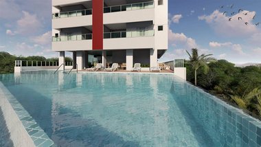 apartment em Avenida Juscelino Kubitschek de Oliveira, Caiçara - Praia Grande - SP