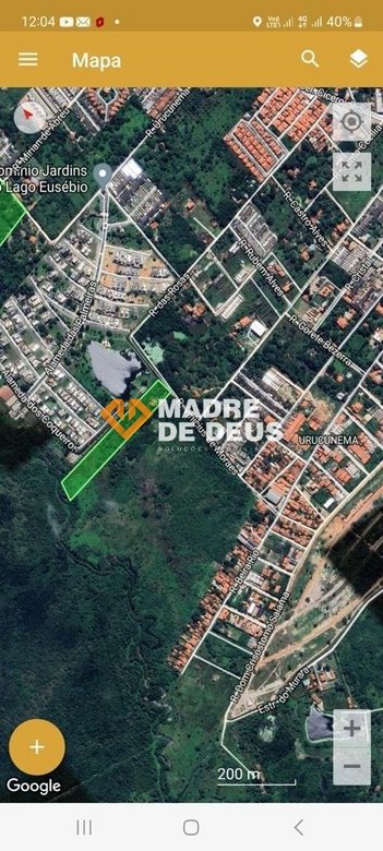 commercial_land_lot em Rua Vinícios de Moraes, Urucunema - Eusébio - CE