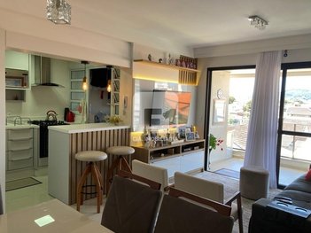 apartment em Rua Sérgio Gil, Balneário - Florianópolis - SC