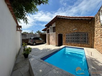 house em Avenida Presidente Kennedy, Solemar - Praia Grande - SP