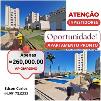 apartment em Avenida das Indústrias, Jardim América - Maringá - PR