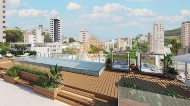 apartment em Rua dos Polos, Santa Lúcia - Belo Horizonte - MG