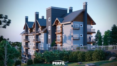 apartment em Rua Emilio Leobet, Dutra - Gramado - RS