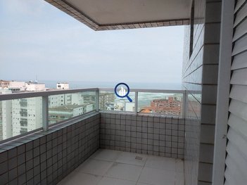 apartment em Rua Francisco Pettinati, Ocian - Praia Grande - SP