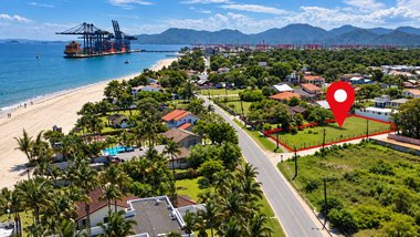 land_lot em Avenida 2551 Beira Mar V, Pontal do Norte - Itapoá - SC