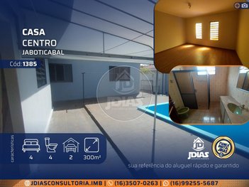 house em Rua Castro Alves, Centro - Jaboticabal - SP