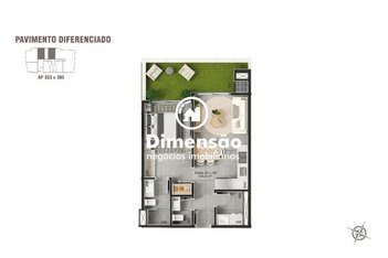 apartment em Rua Berta Lutz, Cachoeira do Bom Jesus - Florianópolis - SC