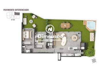 apartment em Rua Berta Lutz, Cachoeira do Bom Jesus - Florianópolis - SC