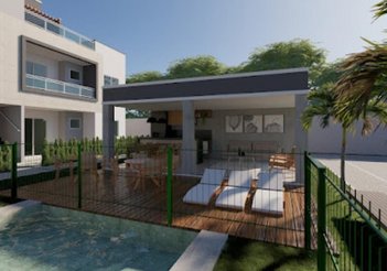 apartment em Rua Padre Cícero, Tabapuá Brasília II (Jurema) - Caucaia - CE