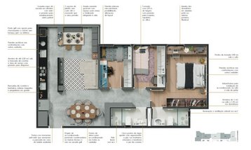 apartment em Rua das Aroeiras, Jardim - Santo André - SP