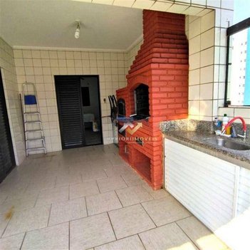 apartment em Rua Trinta e Um de Março, Mirim - Praia Grande - SP