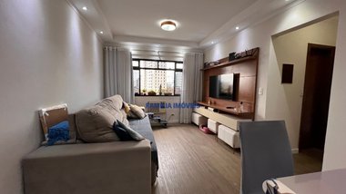 apartment em Rua Doutor Carvalho de Mendonça, Marapé - Santos - SP