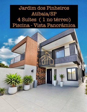 house em Rua dos Cedros, Jardim dos Pinheiros - Atibaia - SP