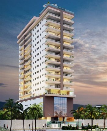 apartment em Rua Campos do Jordão, Real - Praia Grande - SP
