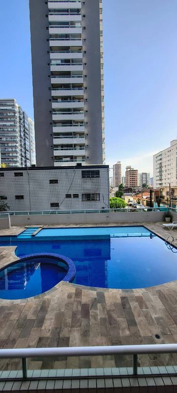 apartment em Rua Monteiro Lobato, Ocian - Praia Grande - SP
