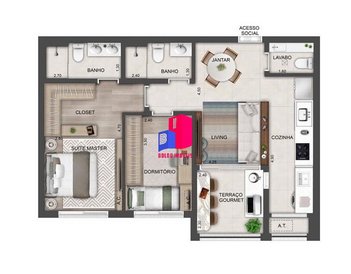 apartment em Avenida Nova Independência, Brooklin Paulista - São Paulo - SP