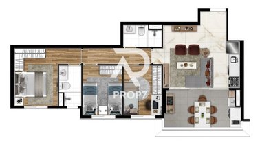 apartment em Rua do Bosque, Barra Funda - São Paulo - SP