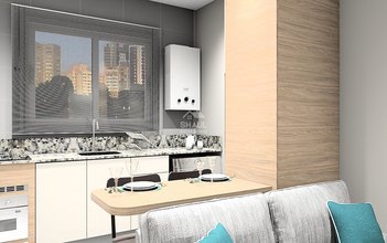 apartment em Rua Niterói, Cajuru - Curitiba - PR