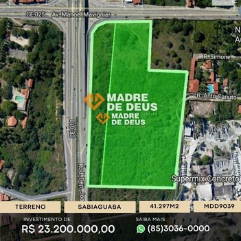 land_lot em Manoel Mavignier, Sabiaguaba - Fortaleza - CE