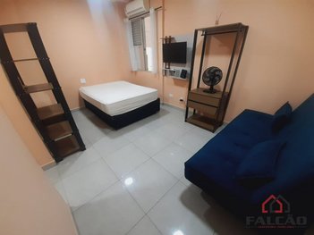 apartment em Rua Jorge Tibiriçá, Gonzaga - Santos - SP
