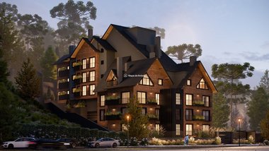 apartment em Borges de Medeiros, Centro - Gramado - RS