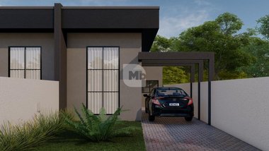 house em Rua Jean Becue, Costeira - Araucária - PR