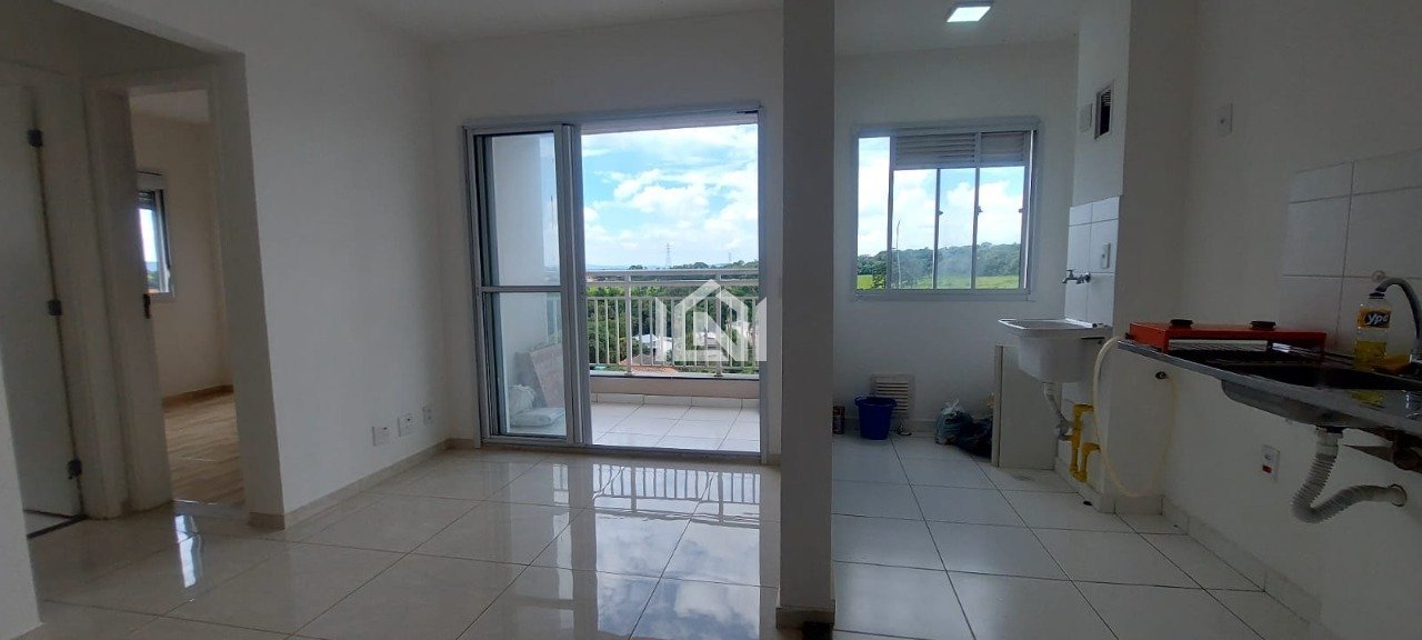 apartamento a venda no golden park - sala e cozinha
