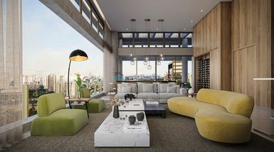 apartment em Avenida República do Líbano, Ibirapuera - São Paulo - SP