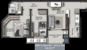 apartment em Rua Capitão Romualdo de Barros, Carvoeira - Florianópolis - SC