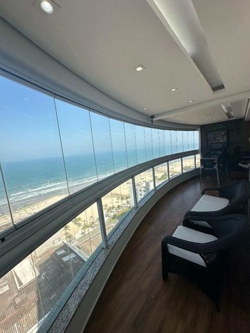 apartment em Rua Caribas, Aviação - Praia Grande - SP