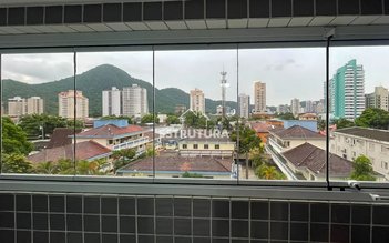 apartment em Rua Rui Barbosa, Canto do Forte - Praia Grande - SP