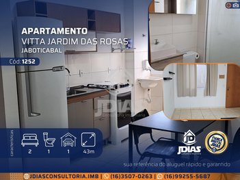 apartment em Avenida Carlos Berchieri, Cidade Jardim (Zagalo) - Jaboticabal - SP