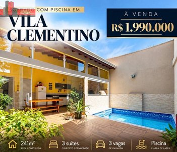 house em Rua Luís Mazzarolo, Vila Clementino - São Paulo - SP